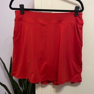 Red Tennis Skirt